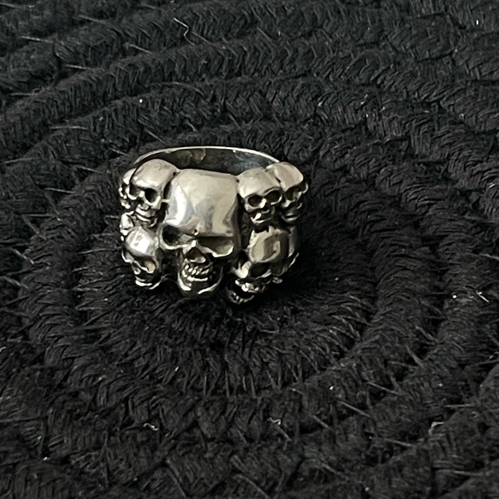 Silver Skull Ring